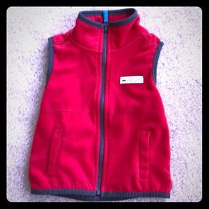Red Carters 18mos fleece vest